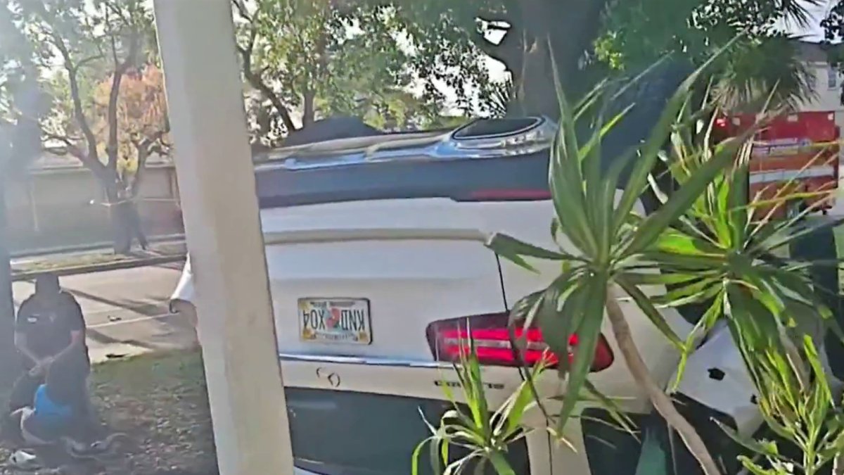 Police chase ends in rollover crash in Fort Lauderdale, authorities say ...