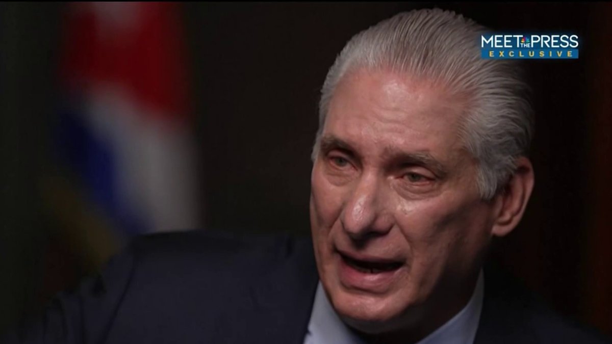 Cuba’s Miguel Díaz-Canel has first U.S. TV interview with NBC News ...