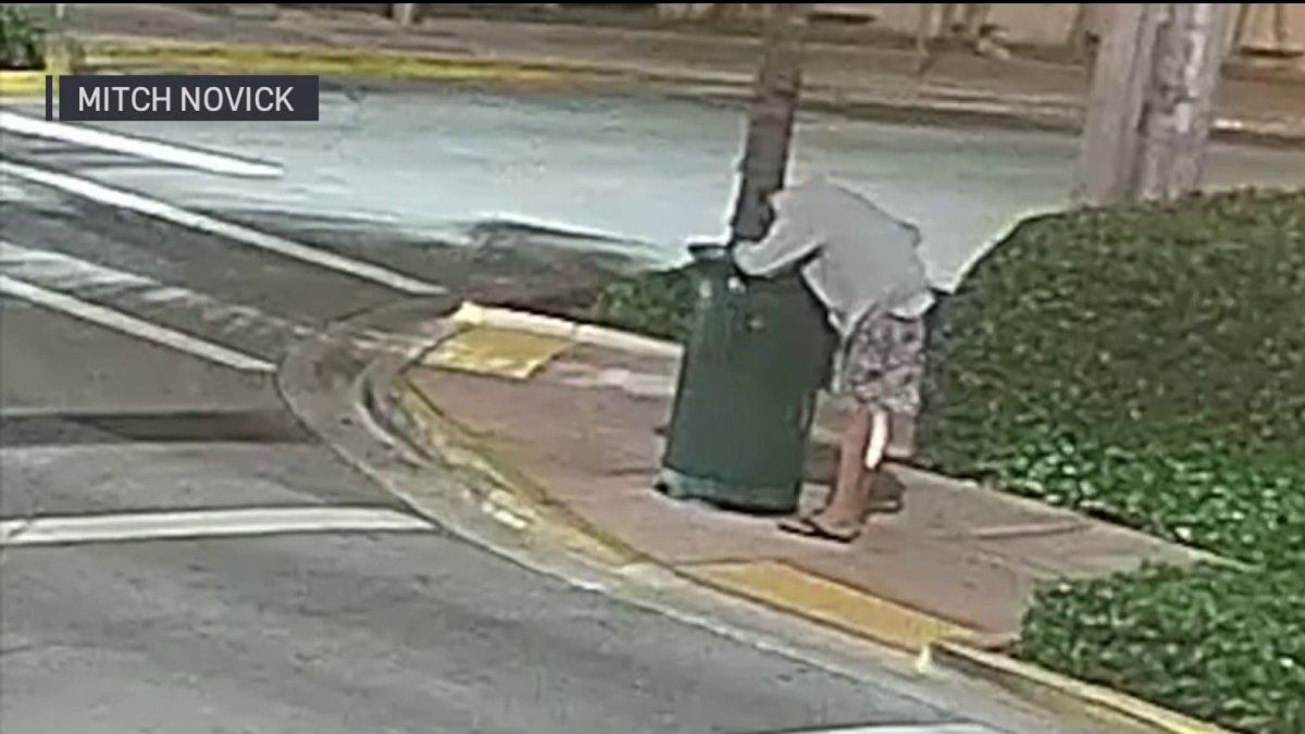 Man caught on camera setting Miami Beach trash can on fire set 2 others ...