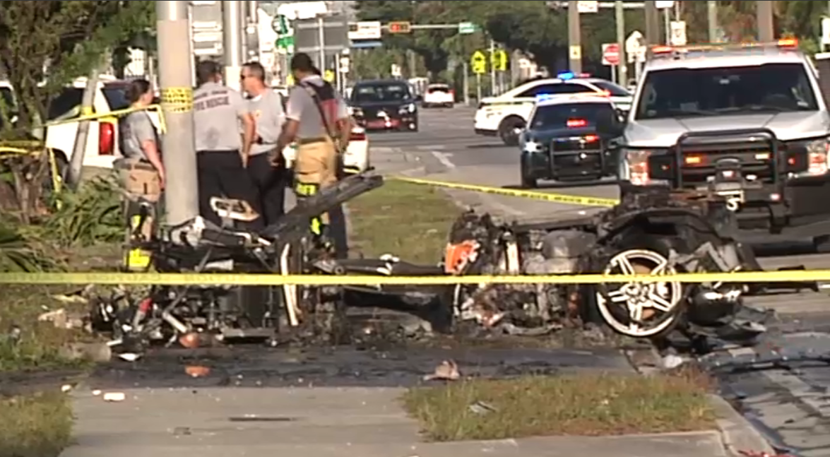 Driver dead, 2 passengers hospitalized after crashing into parked cars in Opa-locka, deputies say