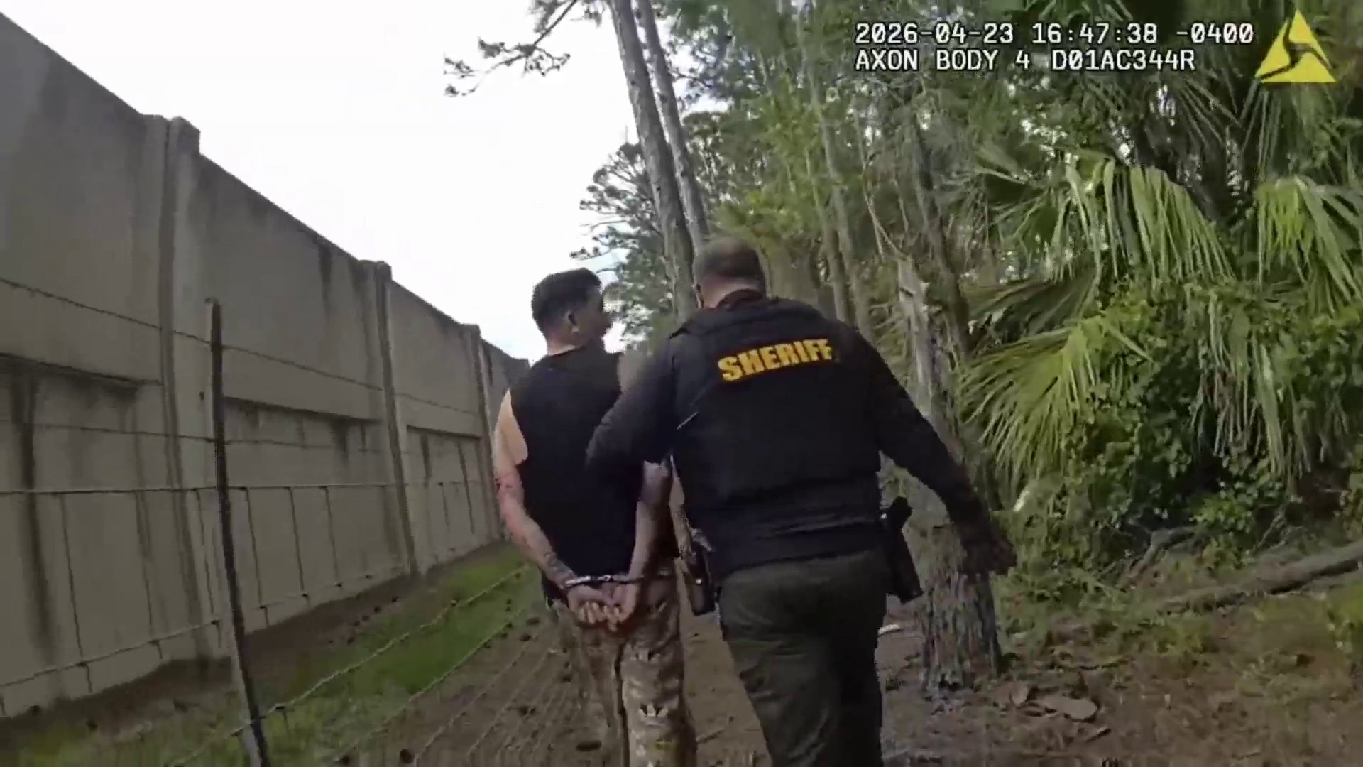 Bodycam shows K-9 finding suspect who fled from troopers in Martin County