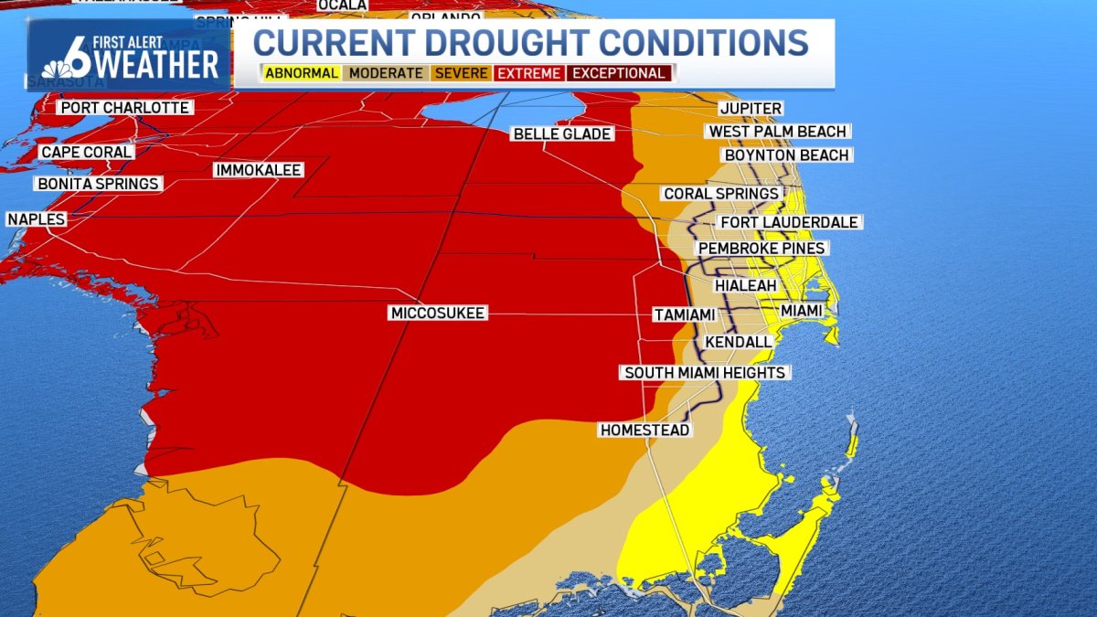 South Florida drought stays severe despite recent rain – NBC 6 South ...