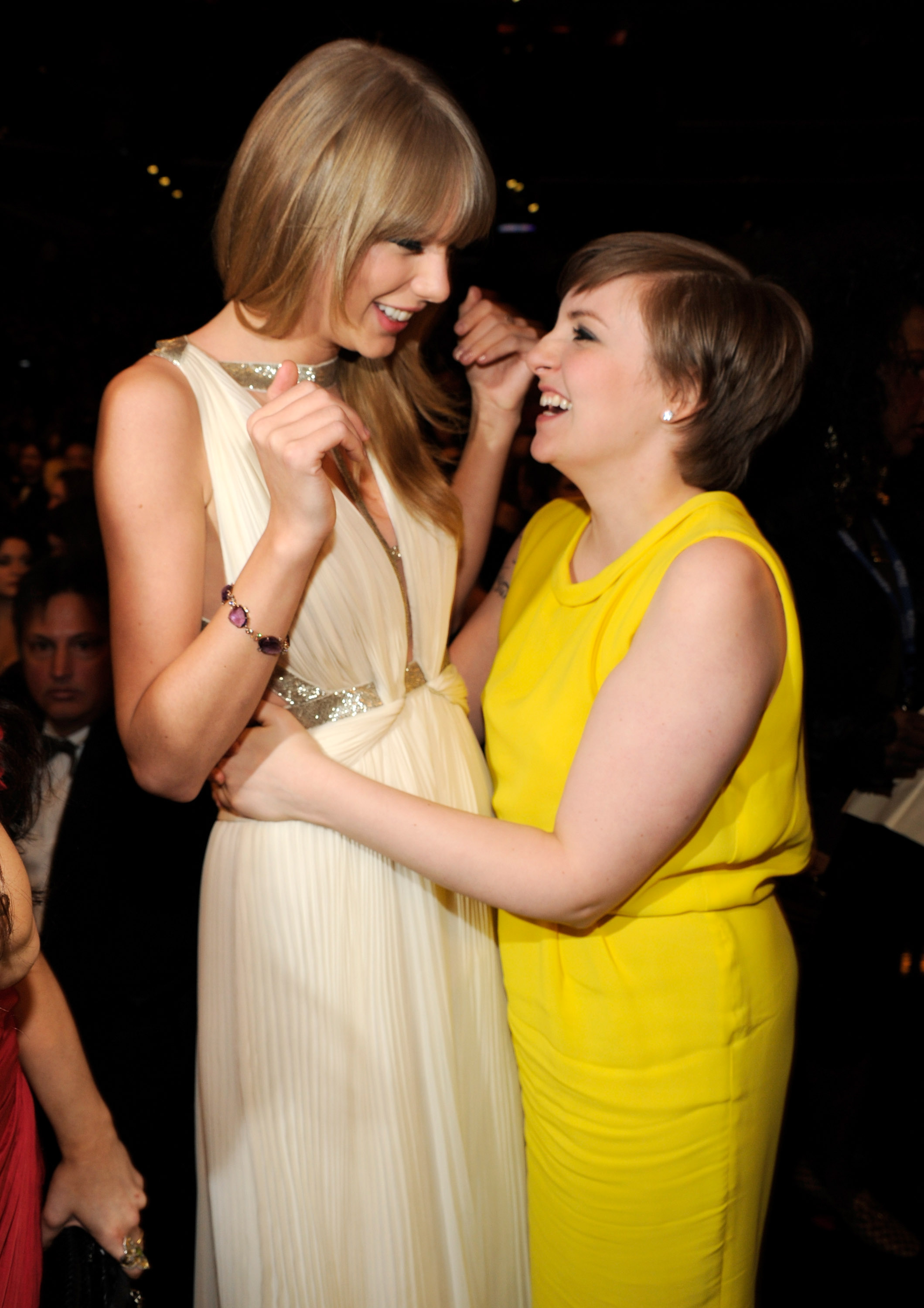 Lena Dunham shouted out longtime friend Taylor Swift at the end of her book