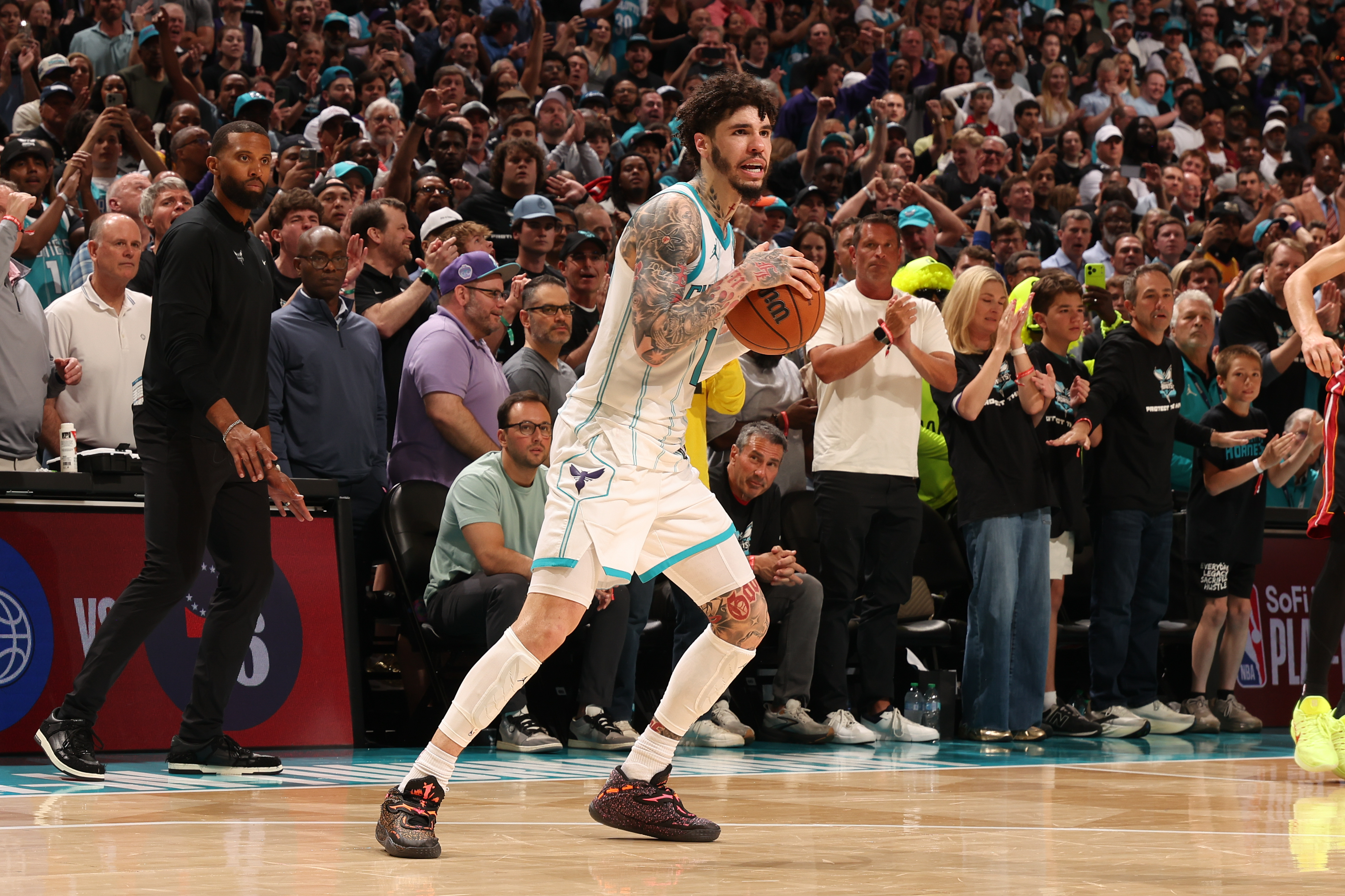 NBA says LaMelo Ball's takedown of Bam Adebayo should have been called flagrant, merited ejection