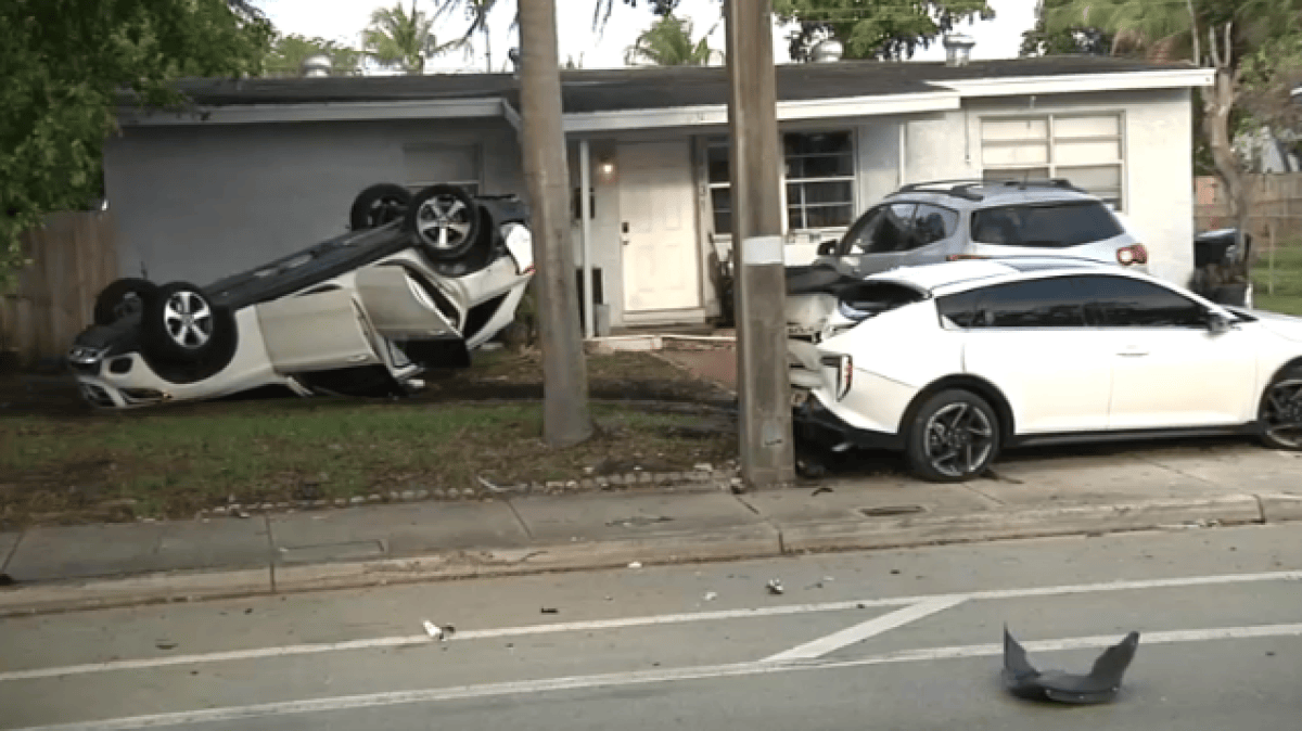 Police chase ends in rollover crash in Fort Lauderdale – NBC 6 South ...