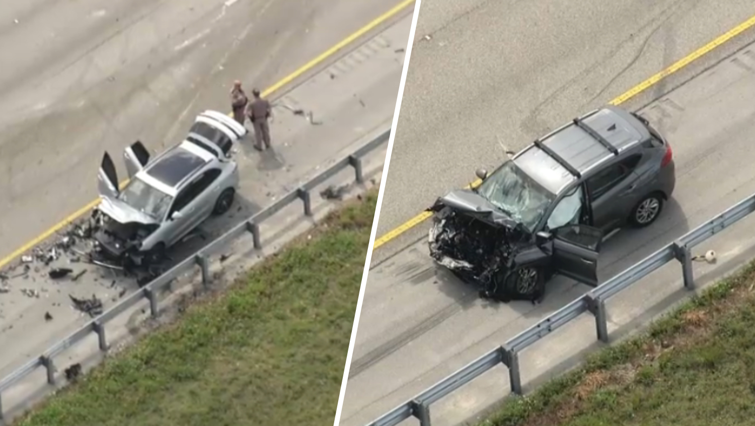 Crews respond to crash with injuries on I-75 at Pines Boulevard
