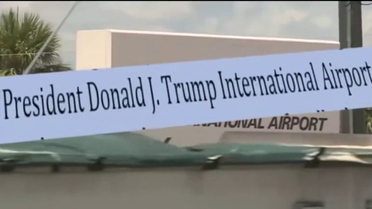 Commissioners vote to rename Palm Beach airport after Trump – NBC 6 ...