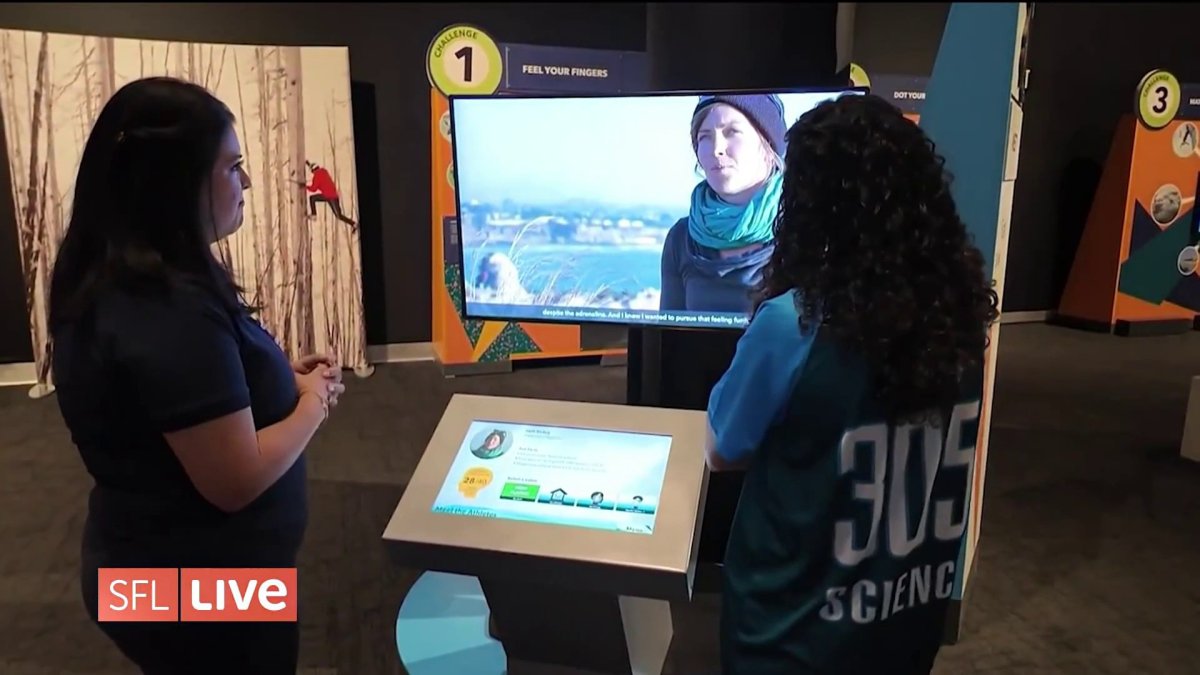 Extreme Sports beyond Human Limits is open at the Frost Science Museum!