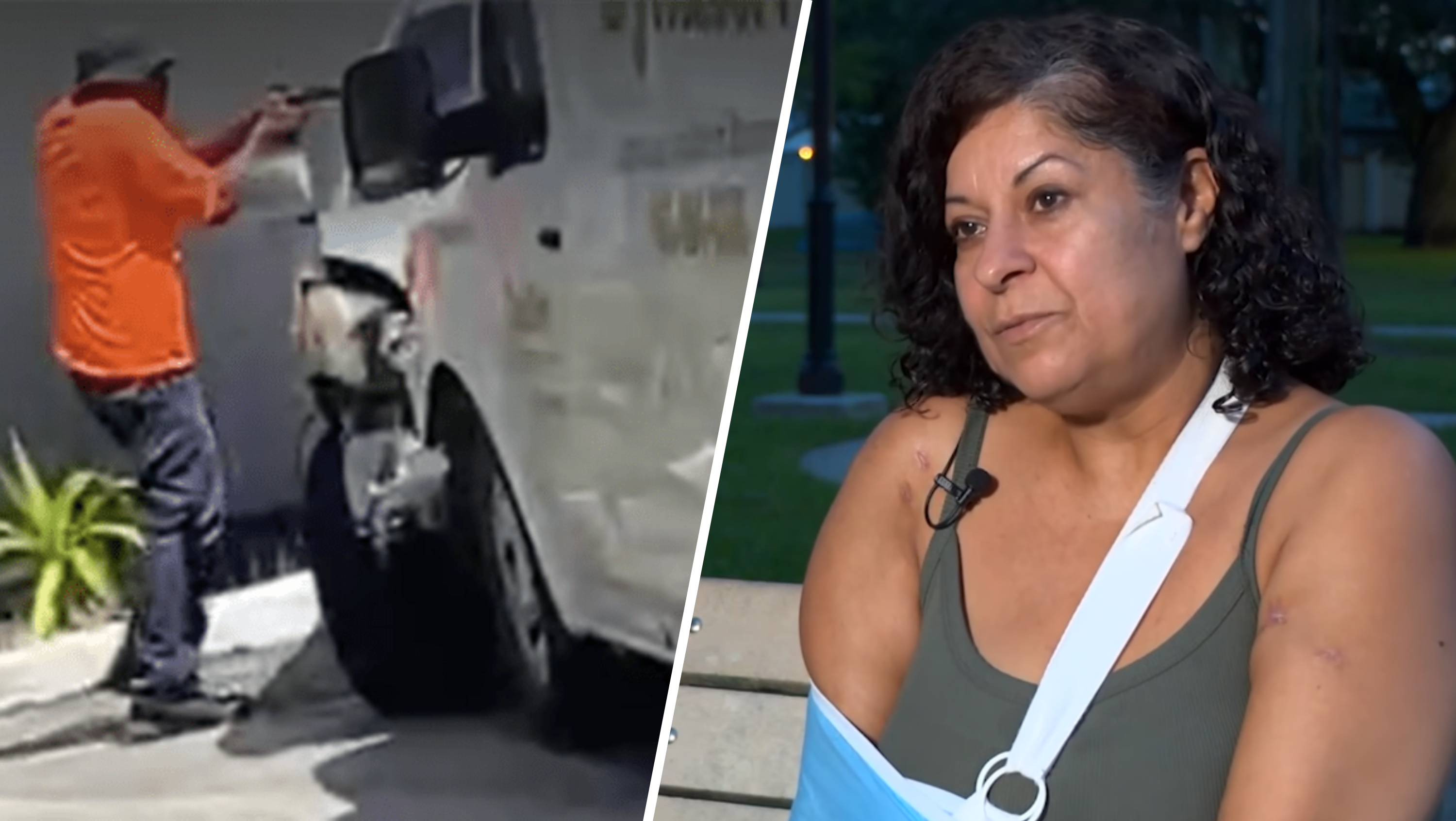 Woman has warning after ex-boyfriend caught on video shooting her in Coral Springs
