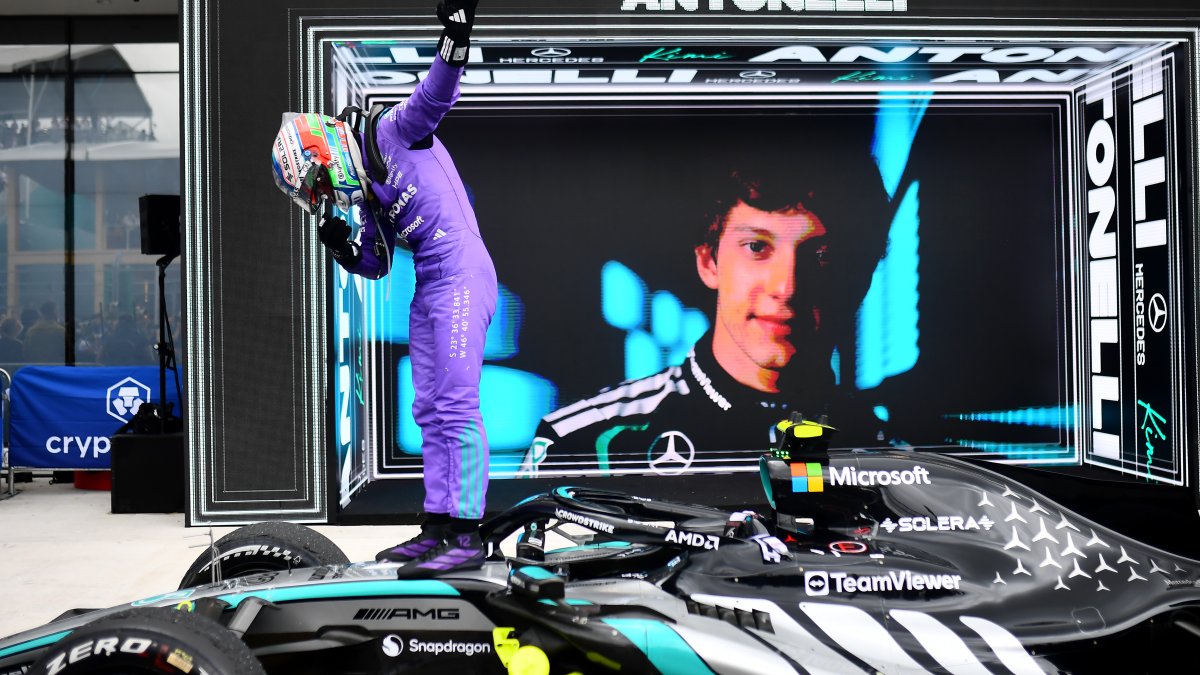 Kimi Antonelli wins the Miami Grand Prix for his third straight F1 victory