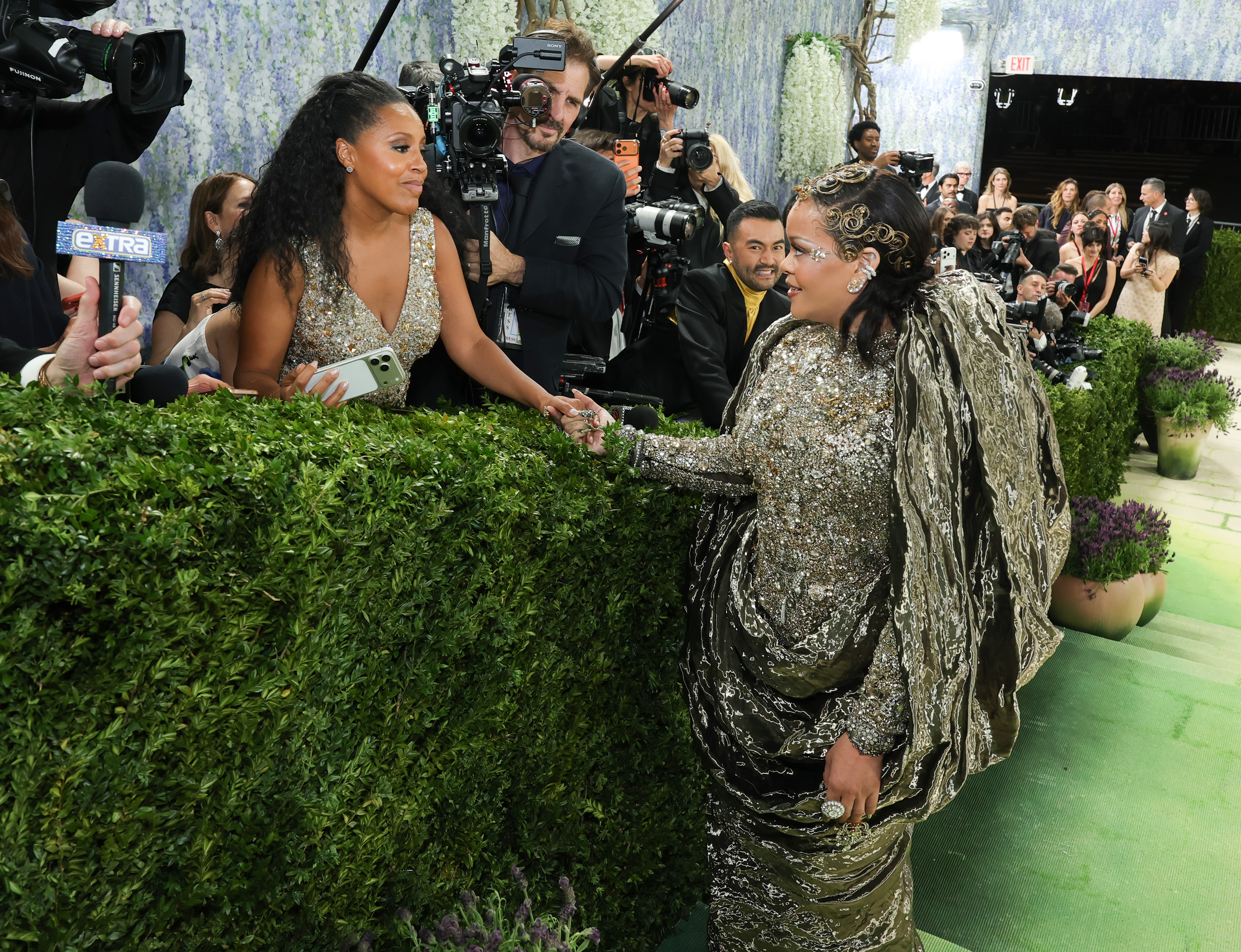 On the Met Gala carpet, Rihanna gave Sheinelle an inspirational talk she’ll never forget