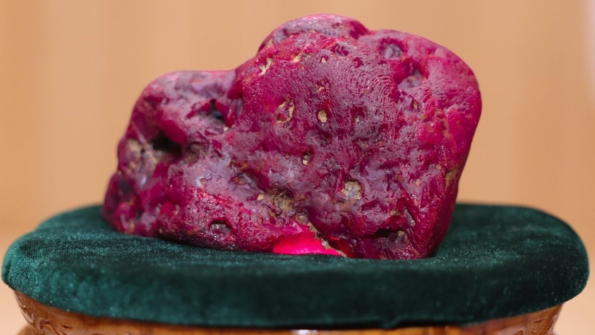 Massive 11,000-carat rare ruby has been unearthed in Myanmar
