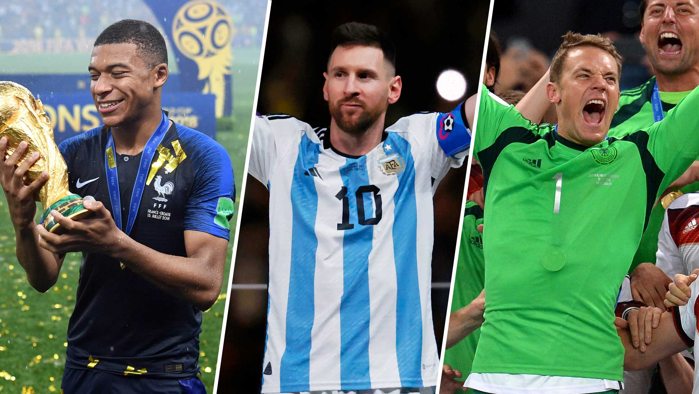 These soccer stars are chasing their second FIFA World Cup title in 2026