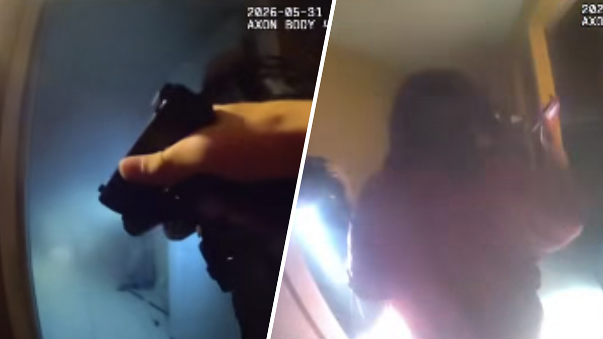 Video shows Florida officers rescue woman from burning house during arson call