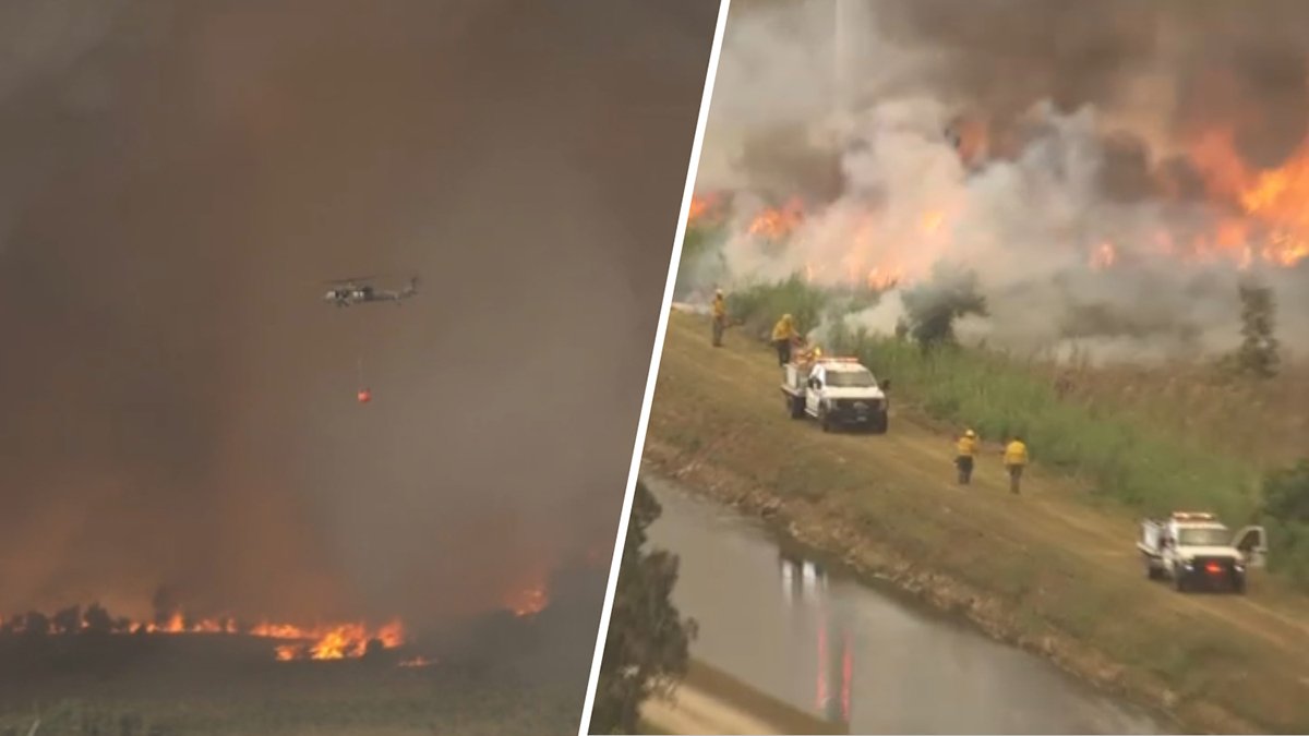 Brush fires burn 13,000 acres in Miami-Dade; Krome Avenue shut down
