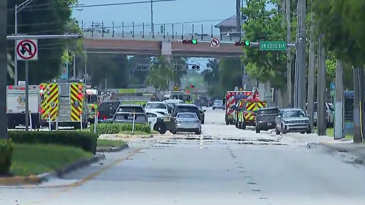 3 people injured in fire and possible explosion at county facility in SW Miami-Dade