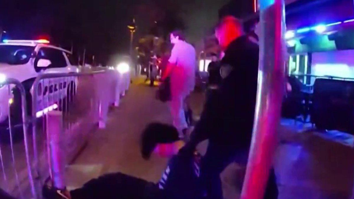 Bodycam shows FSU kicker Conor McAneney arrested for alleged battery in Fort L...