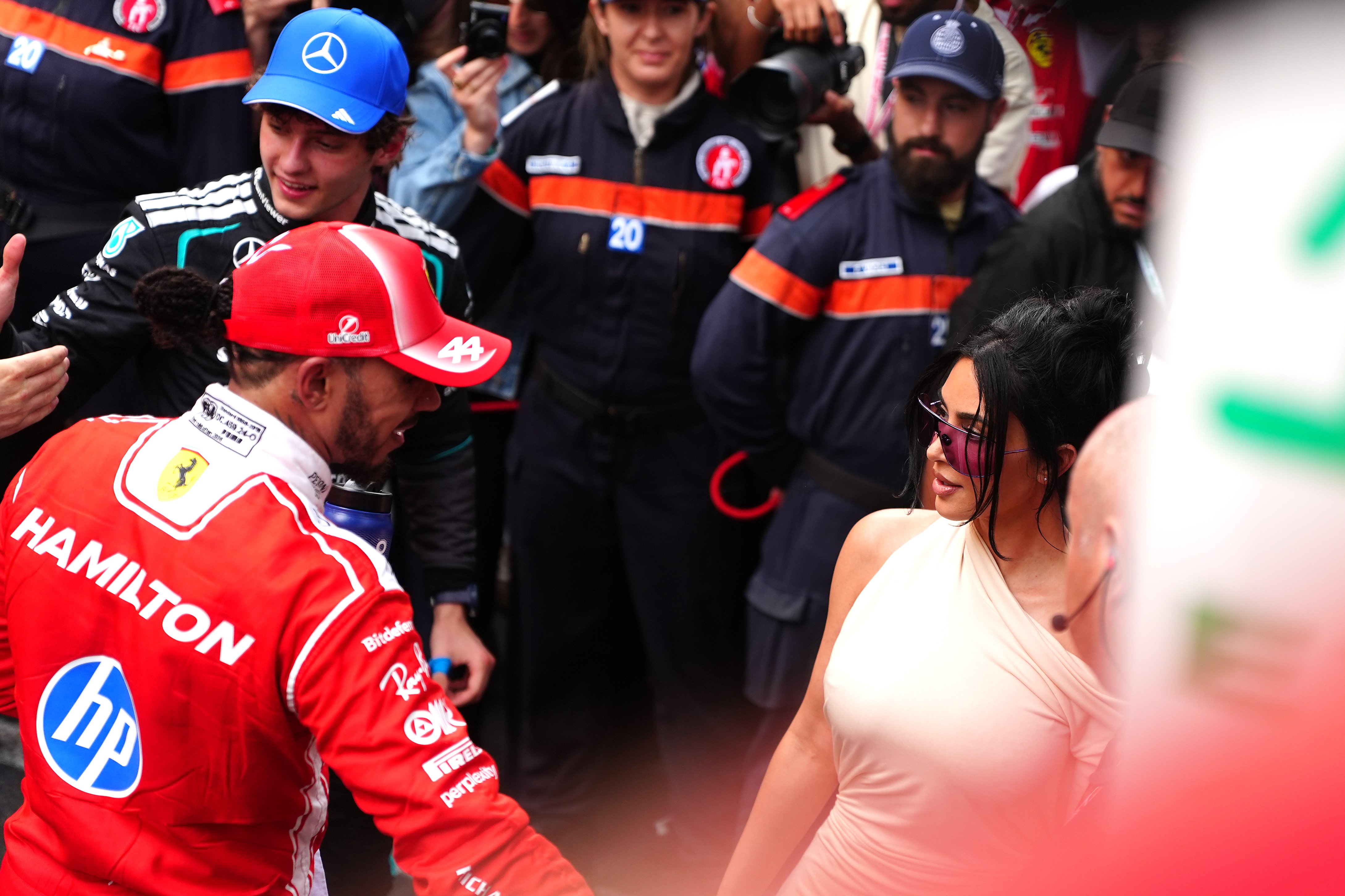 Lewis Hamilton breaks silence on Kim Kardashian romance at Monaco Grand Prix