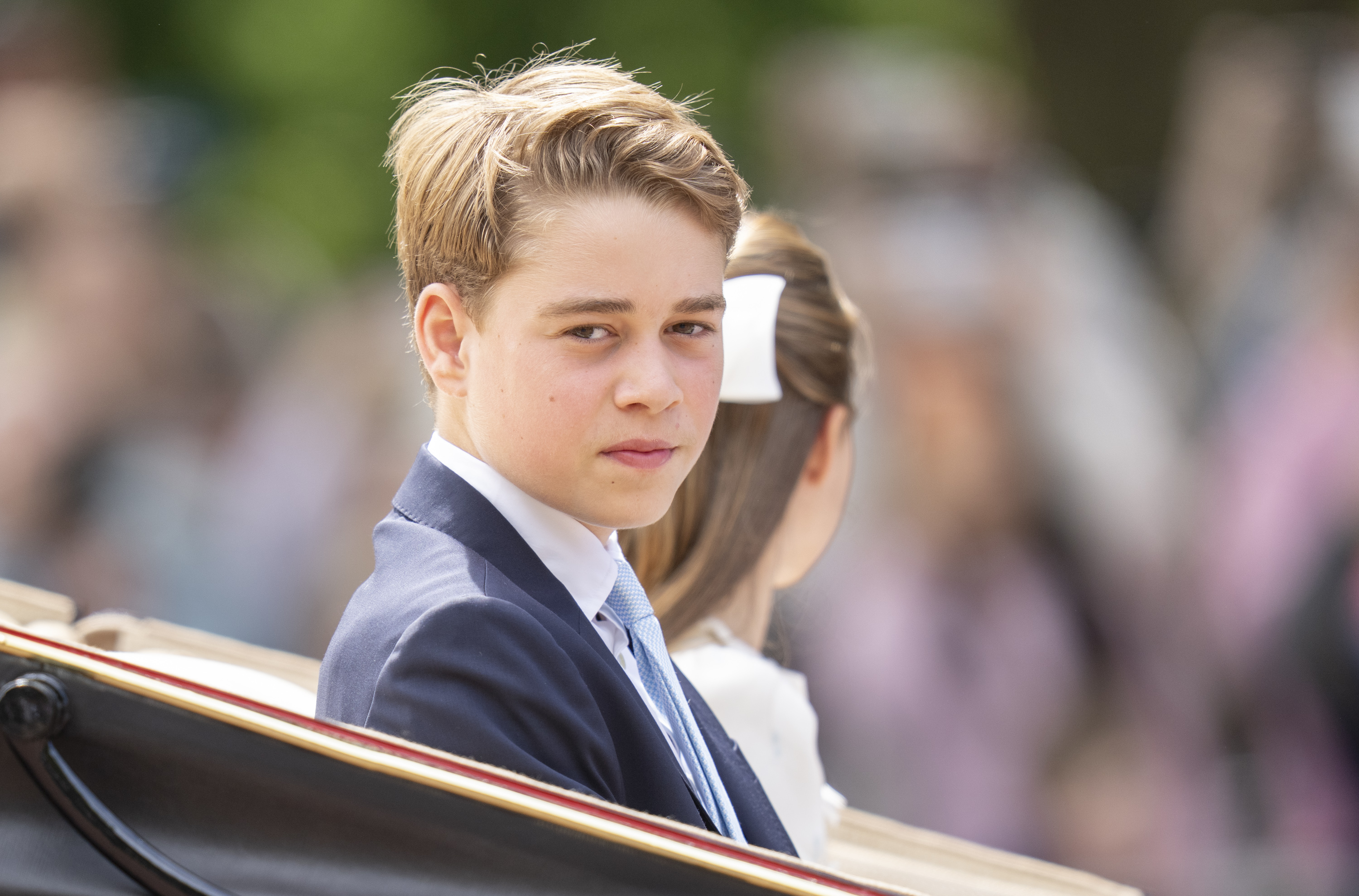 Prince George of Wales during Trooping The Colour 2026 on June 13, 2026 in London, England.
