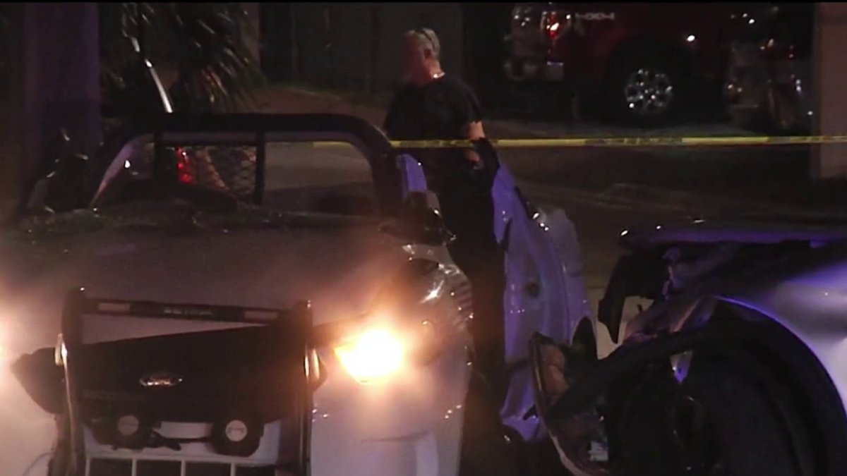 Miami officer hospitalized after cruiser struck by other vehicle in Little Havana, police say