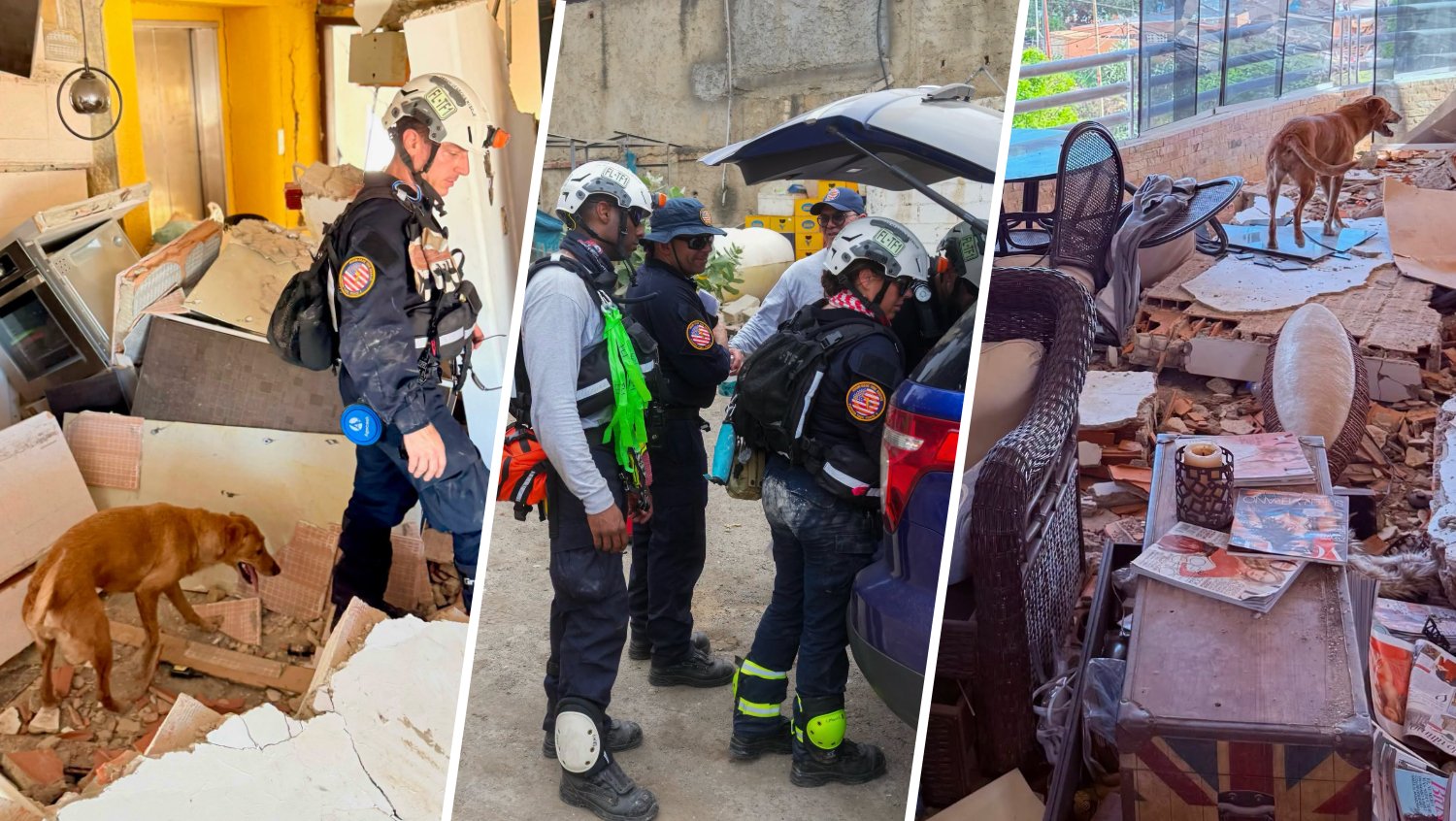 Rescuers, K-9s from Miami-Dade search for survivors in Venezuela after earthquakes