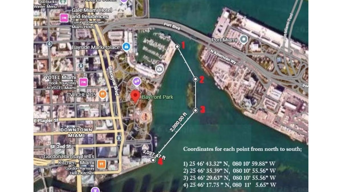 Coast Guard Enforces Security Zone for FIFA Fan Festival in Miami