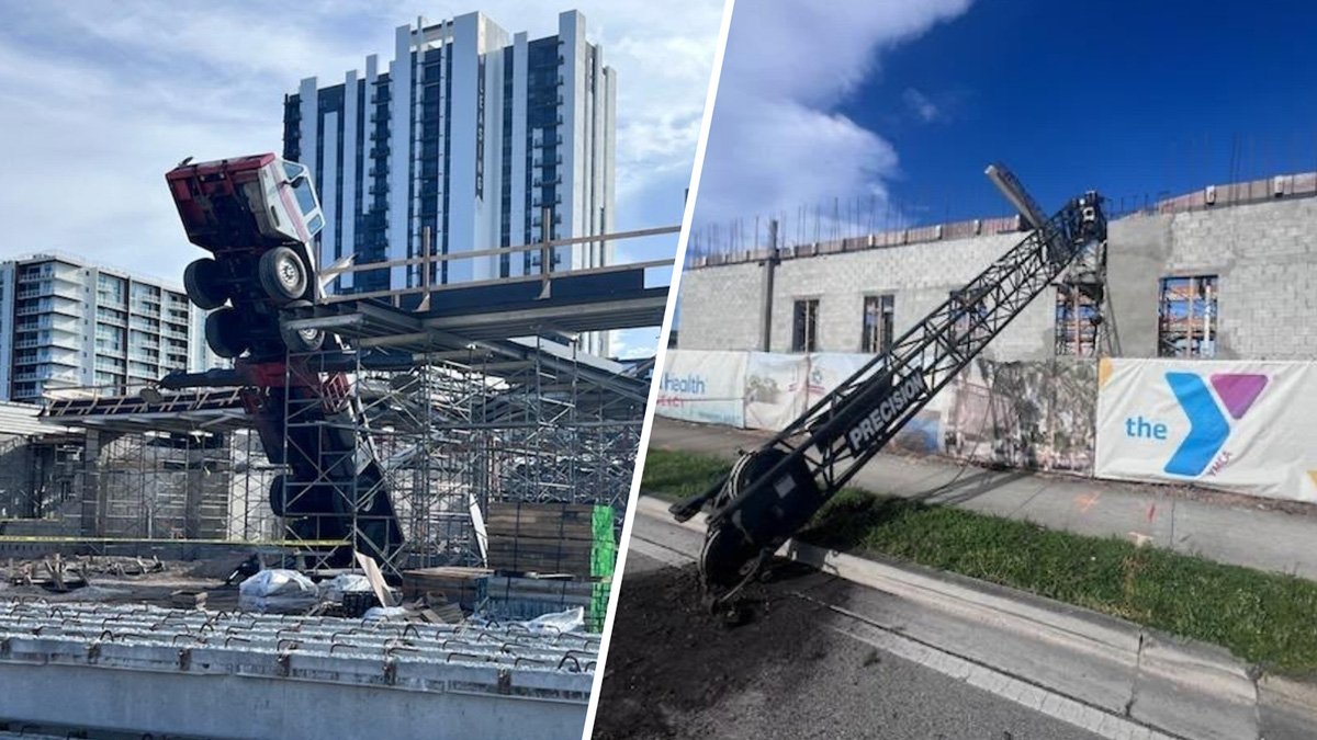Crane collapse at Fort Lauderdale construction site under investigation