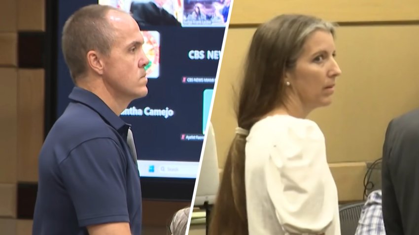 Joel and Jennifer Kohnert in court on July 13, 2026.