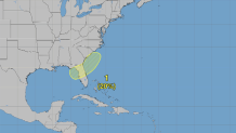 The National Hurricane Center in Miami is giving an area a 20% chance to develop over the next week.