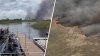 Brush fire burns thousands of acres in the Everglades in west Broward