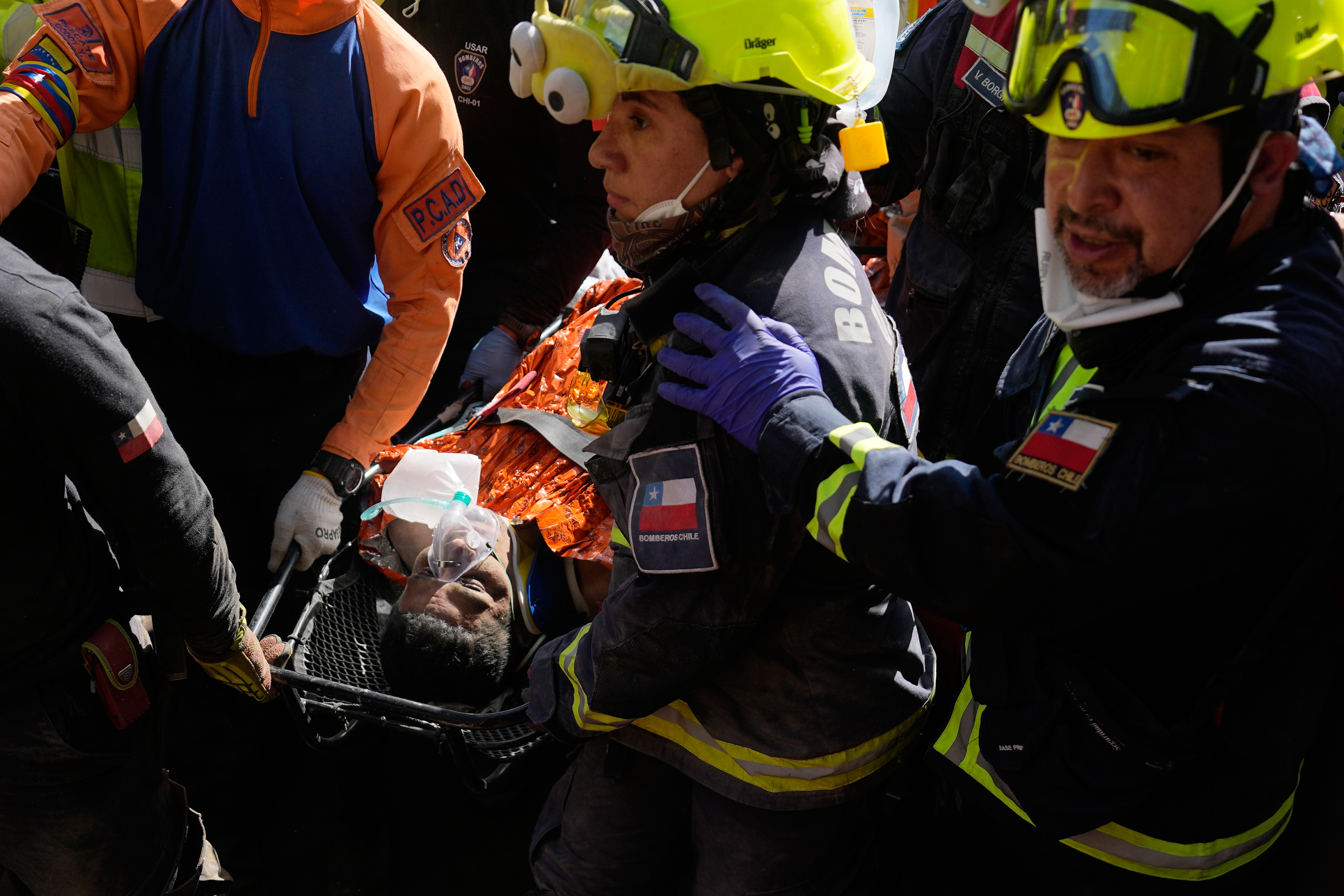 Venezuelan security guard pulled alive from building basement 8 days after twin quakes