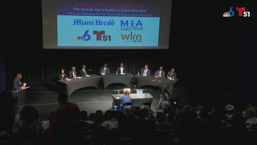 Florida 24th District Debate in Little Haiti on Wednesday, July 22, 2026.