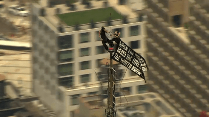 Two trespassers climb to top of Empire State Building in NYC