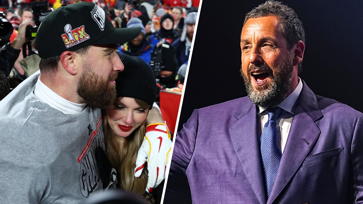 Adam Sandler shared this marriage advice with Taylor Swift and Travis Kelce