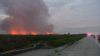 Large brush fire burns hundreds of acres in southwest Miami-Dade