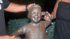 Stolen statue honoring boy who died from rare cancer recovered