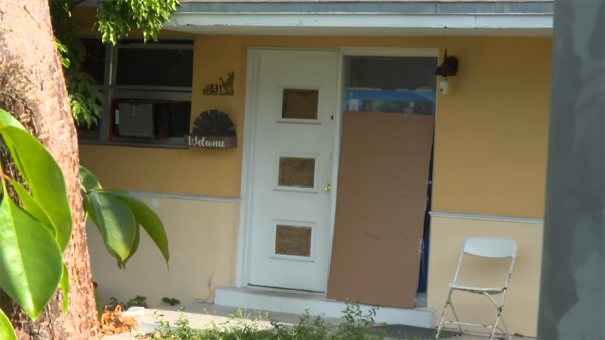 Police responded to a home in Miami Gardens Thursday night where neighbors said a man was shot by his own father.