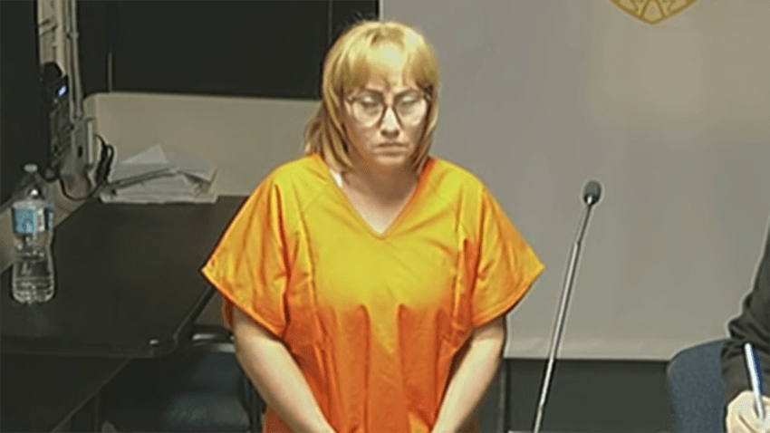 Yuliedy Diaz in bond court on Aug. 27, 2026.