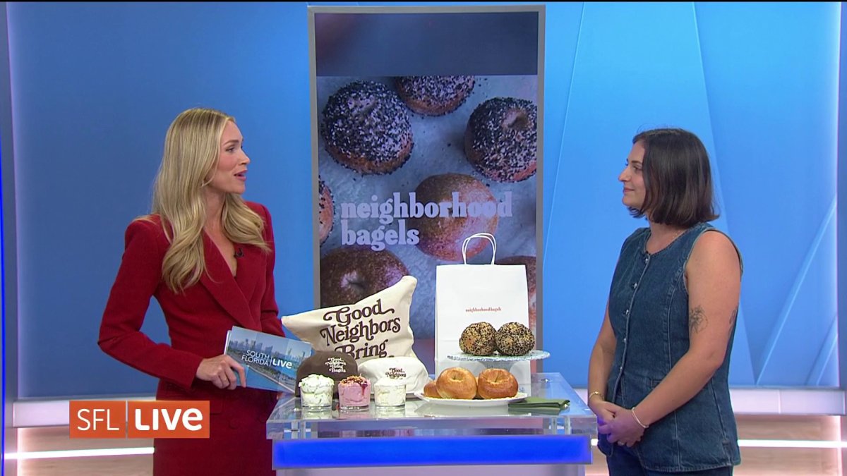 Neighborhood Bagels in studio!