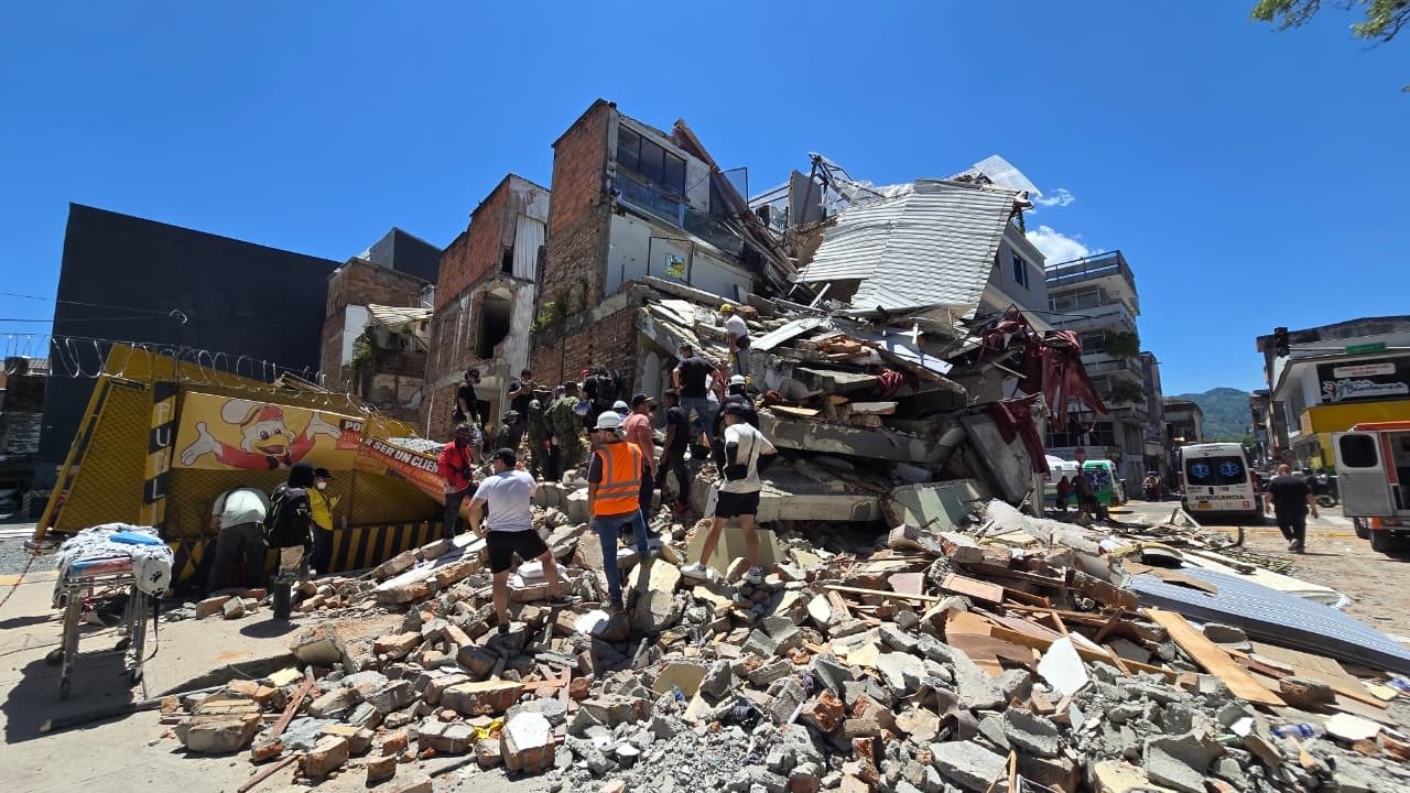 Colombia searches for its missing after a powerful earthquake kills more than 100