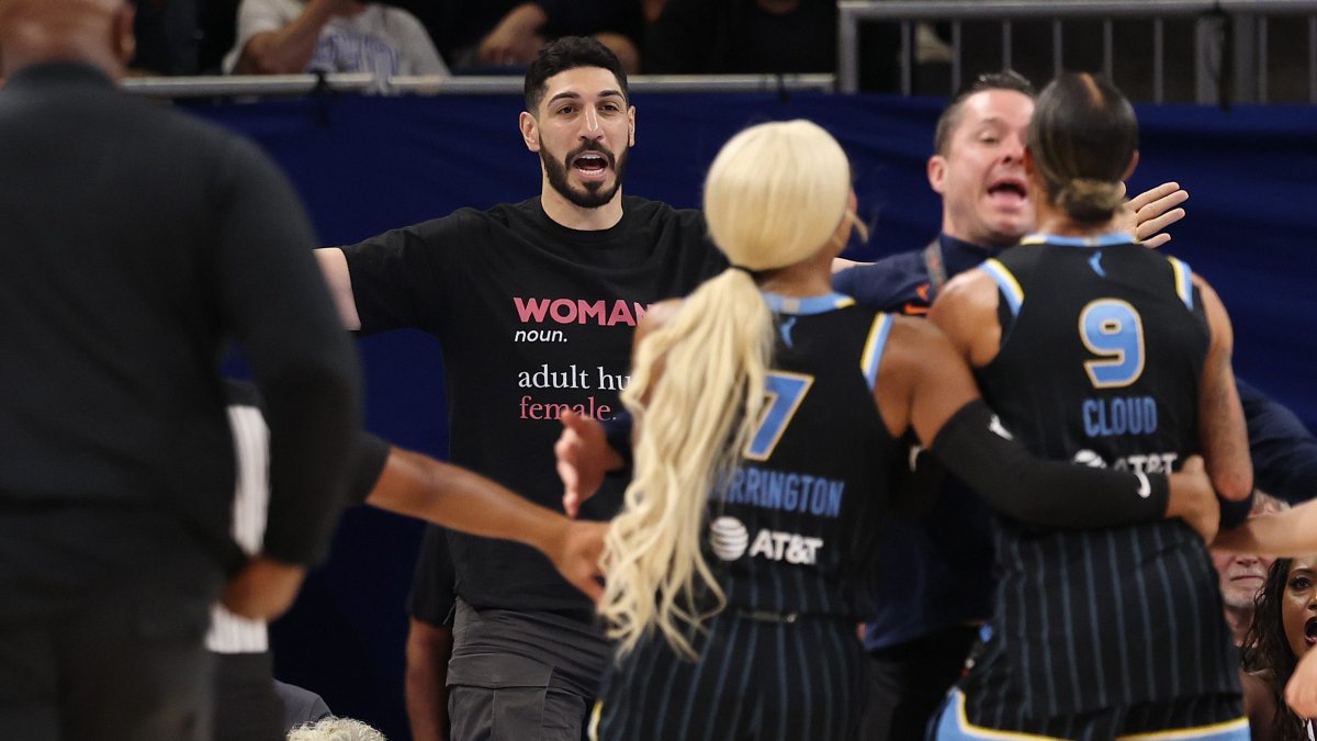Enes Kanter Freedom ejected from Fever-Sky game after being confronted by Natasha Cloud