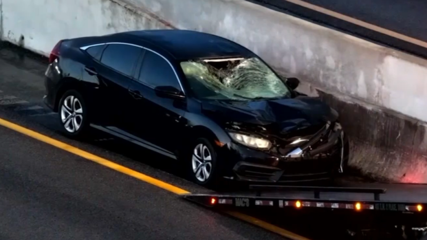 A pedestrian was struck and killed while trying to cross Interstate 95 in Hollywood on Friday, the Florida Highway Patrol said.
