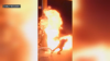 Video captures hooded suspect ignite explosion at Miami-Dade gas station