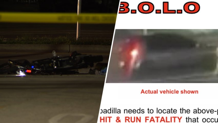 Authorities are looking for a driver who hit two children on an electric bicycle, killing a 10-year-old girl before leaving the scene in northwest Miami-Dade late Wednesday.