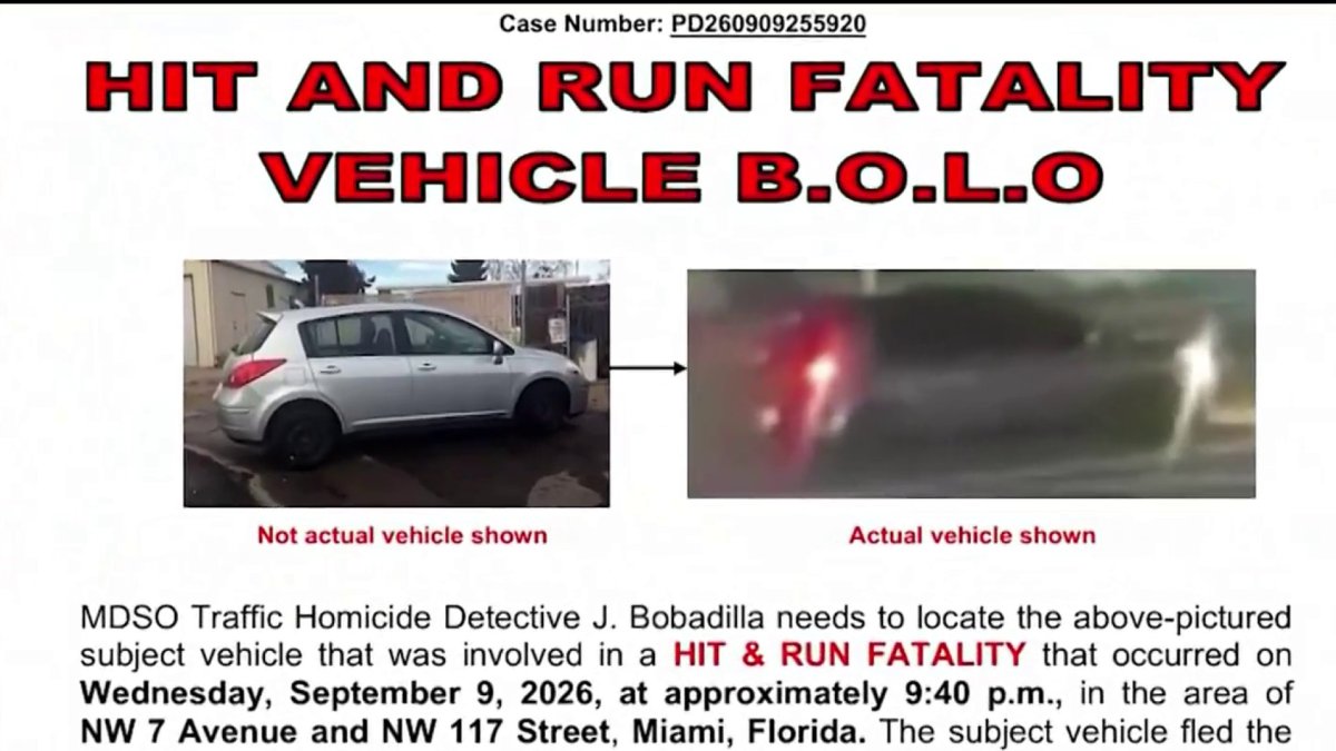 Search continues for driver after 10-year-old girl killed in Miami-Dade hit-and-run