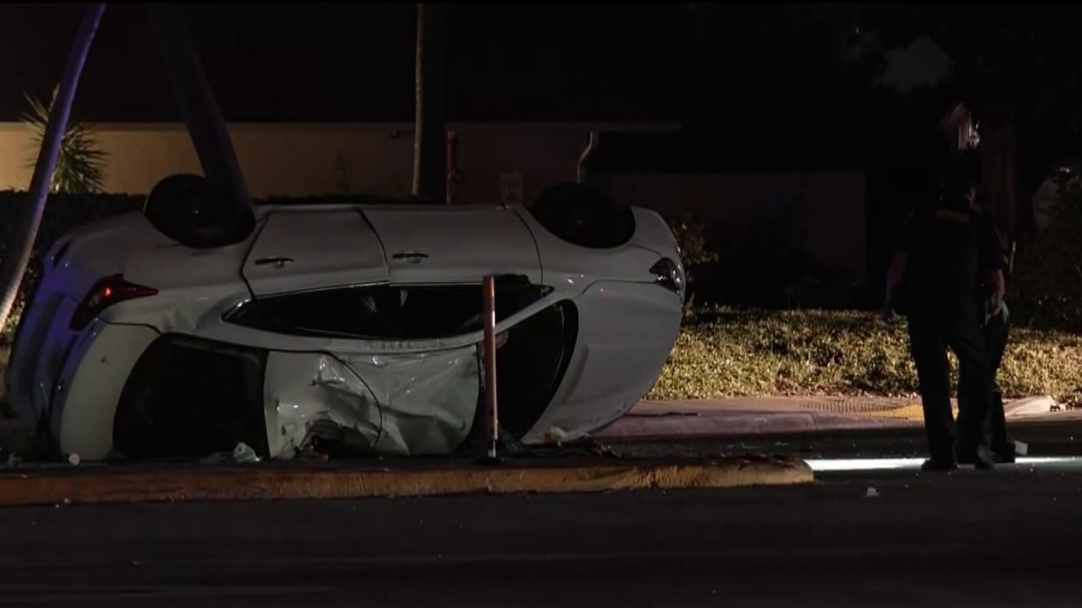 Motorcyclist, child, killed in overnight crash in Deerfield Beach, BSO says