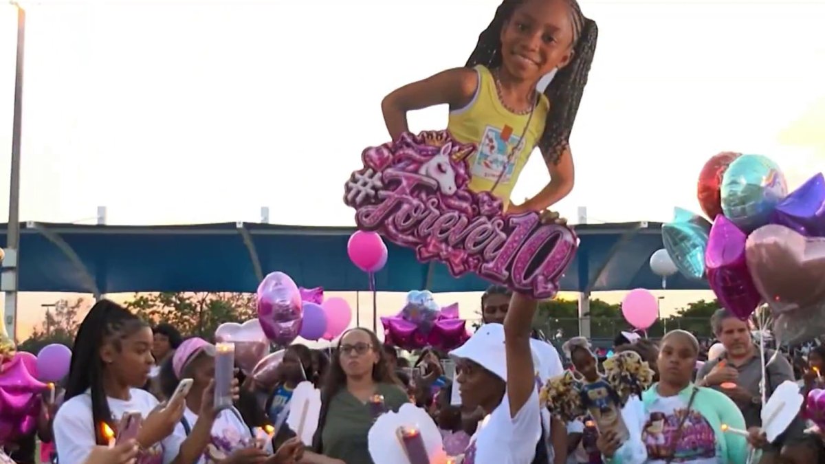 Hundreds gather at vigil for 10-year-old girl killed in hit-and-run