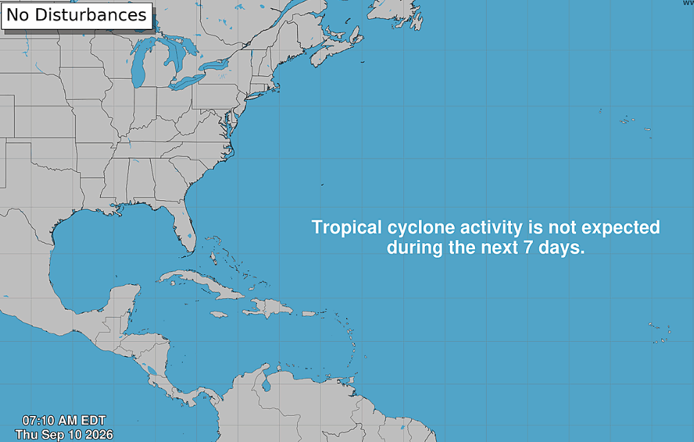 2026 Atlantic hurricane season peaks Thursday, is on track to be historically quiet
