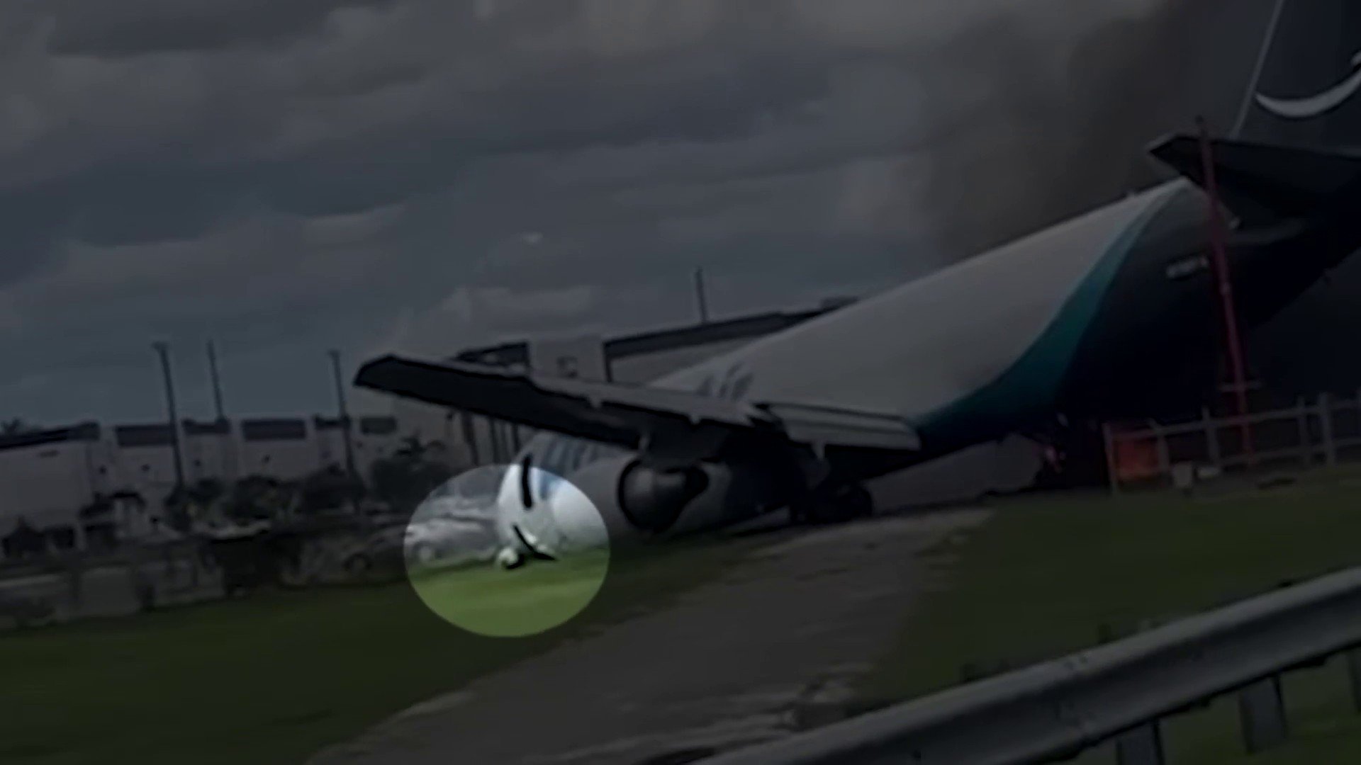 Video shows pilot escape from Amazon cargo jet after fiery crash