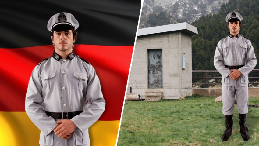 The now-deleted preview images of the "German Army Soldier Adult Costume" sold by Orion Costumes.